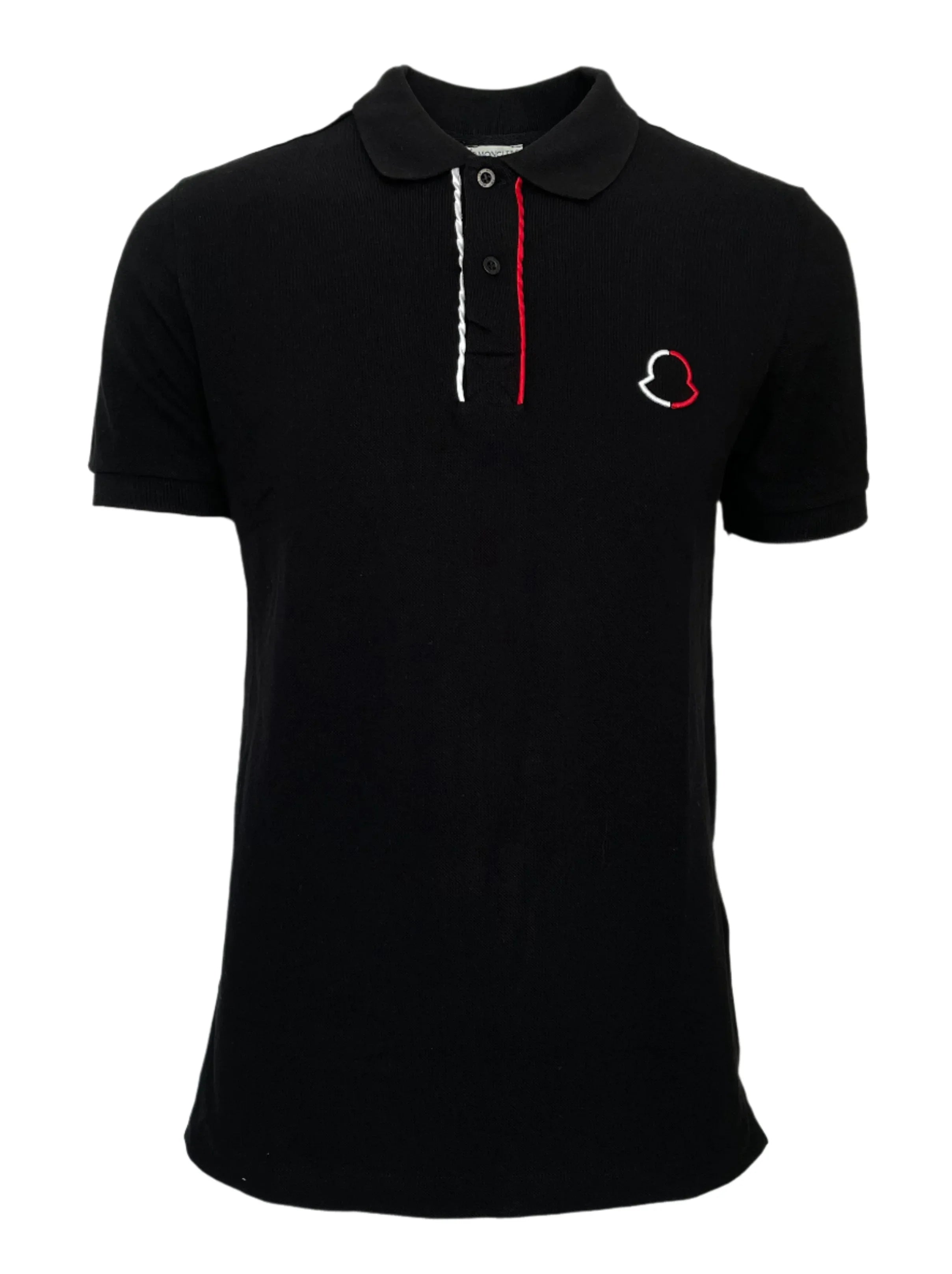 Moncler Men's Polo Shirt In Black