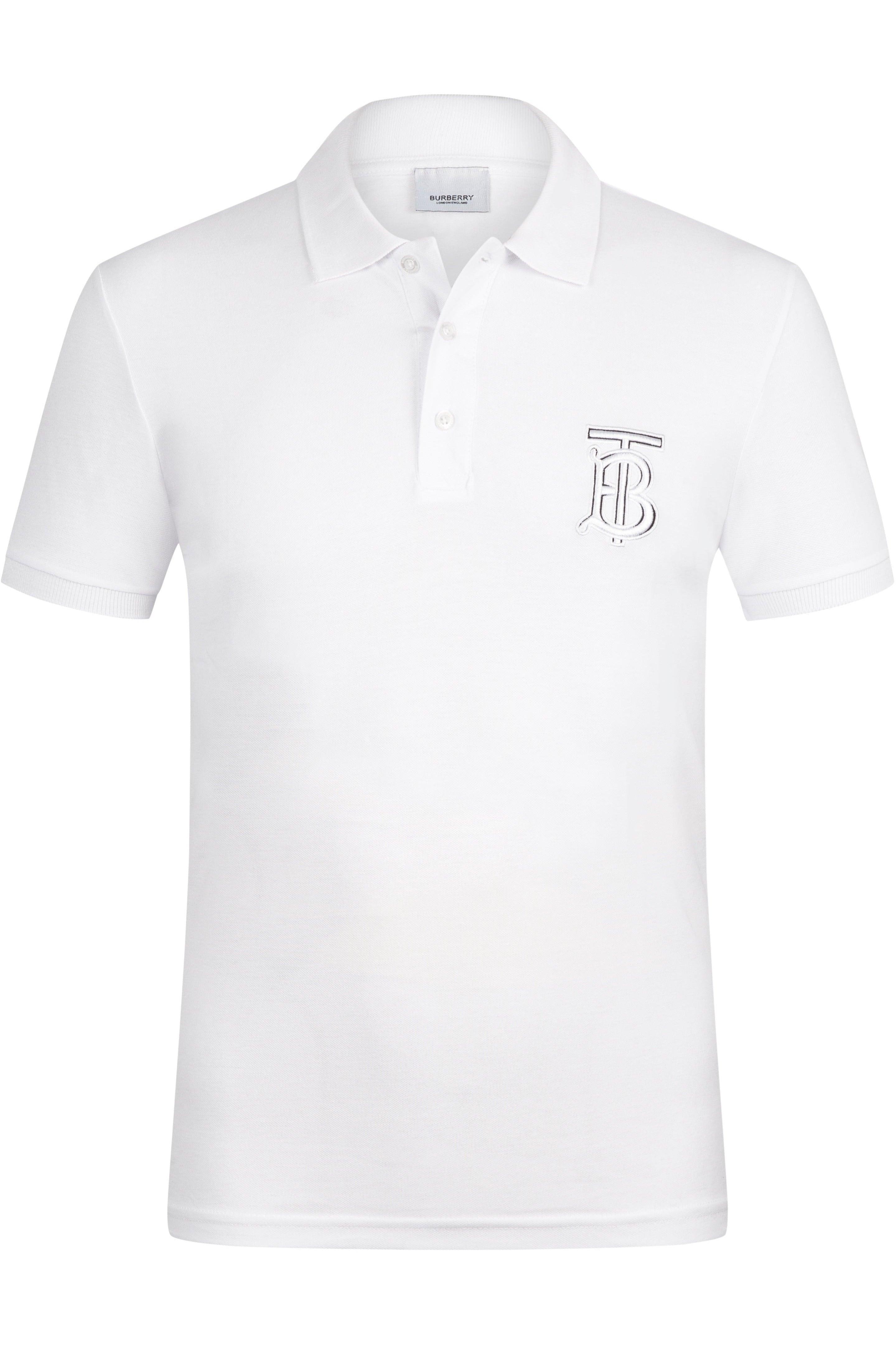Burberry White Polo Shirt - Giltenergy
