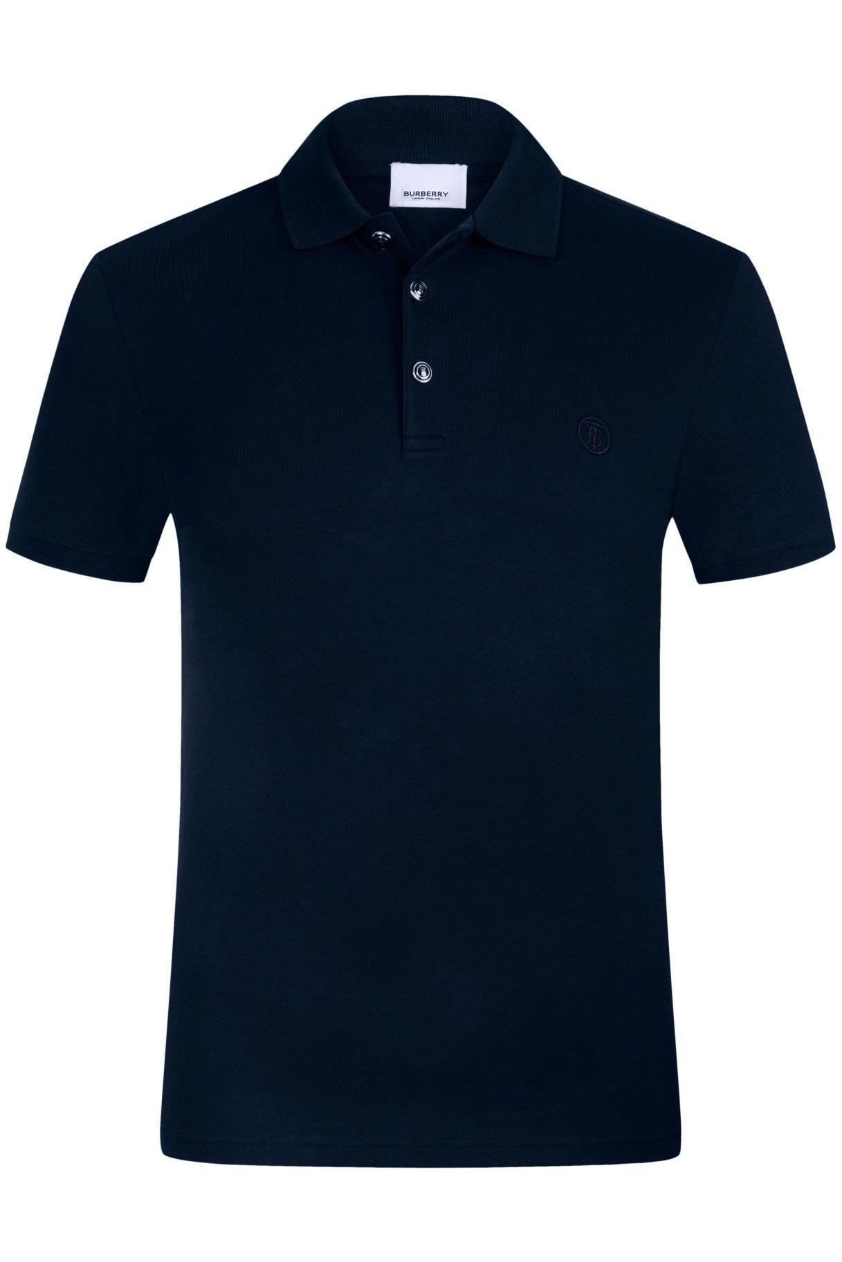 Burberry Navy Polo Shirt - Giltenergy