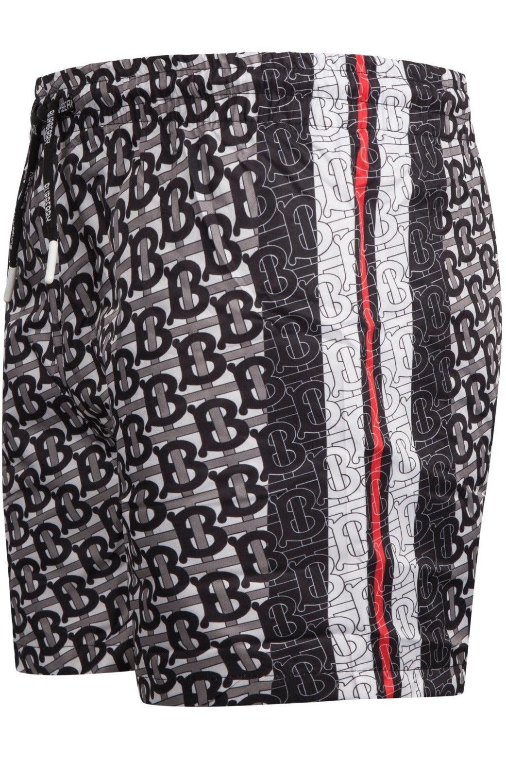 Burberry Men's Swim Shorts In Grey